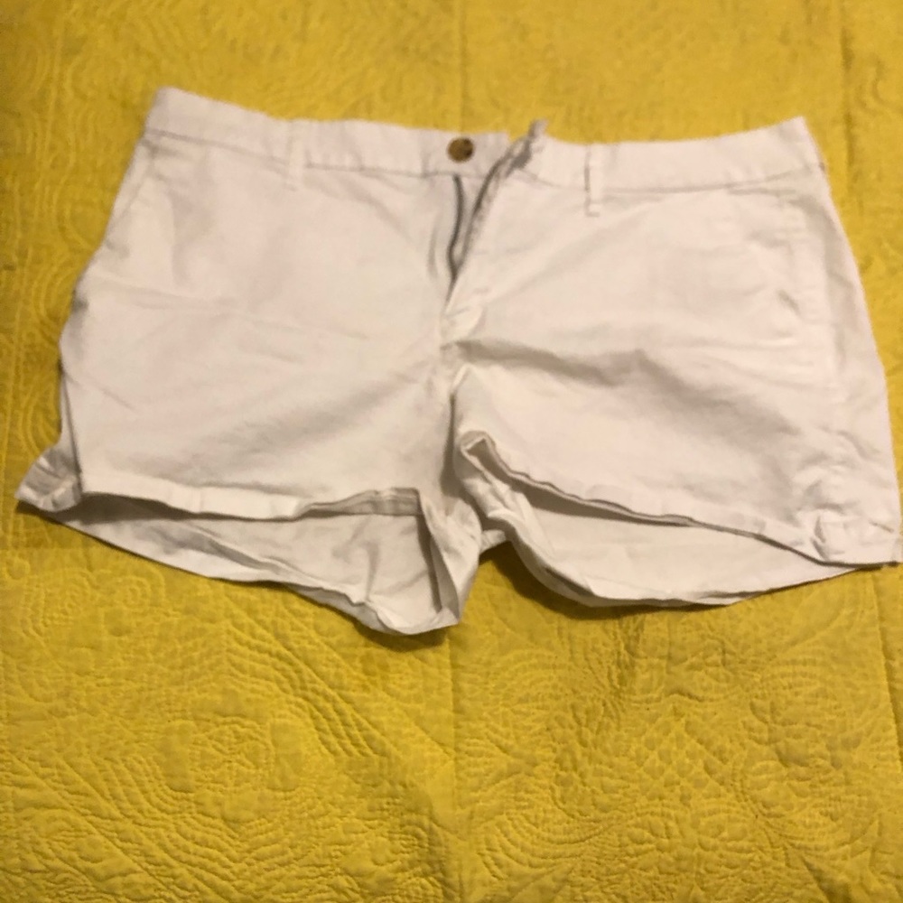 white shorts